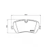 Колодки тормозные дисковые для автомобилей Land Rover Range Rover (12-) / Range Rover Sport (13-) задние 131x58мм (в комплекте с датчиком) PF 4048 TRIALLI