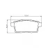 Колодки тормозные дисковые для автомобилей Mazda CX-7 (09-) / CX-9 (07-) керамические задние PRO PF 4051CR TRIALLI