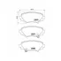 Колодки тормозные дисковые для автомобилей Mazda 3 (13-) задние PF 4052 TRIALLI
