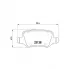 Колодки тормозные дисковые для автомобилей Mercedes A (W168) (97-) / A (W169) (04-) / B (W245) (05-) задние PF 4054 TRIALLI