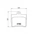 Колодки тормозные дисковые для автомобилей Mercedes C (W202) (93-) задние 64x63 PF 4056 TRIALLI