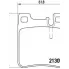 Колодки тормозные дисковые для автомобилей Mercedes E (W210) (95-) задние 62x70 PF 4058 TRIALLI