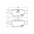 Колодки тормозные дисковые для автомобилей Mercedes ML (W164) (05-) задние PF 4063 TRIALLI