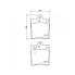 Колодки тормозные дисковые для автомобилей Mercedes C (W203) (00-) задние PF 4072 TRIALLI