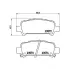 Колодки тормозные дисковые для автомобилей Subaru Forester (97-) / Legacy (98-) / Outback (98-) задние PF 4094 TRIALLI