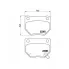 Колодки тормозные дисковые для автомобилей Subaru Impreza (GG/GD) (00-) задние PF 4095 TRIALLI