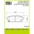 Колодки тормозные дисковые задние для автомобилей Subaru Tribeca (05-)/BRZ (12-) PF 4098 TRIALLI
