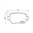 Колодки тормозные дисковые для автомобилей Skoda Octavia A7 (13-) / VW Caddy (15-) / Audi A1 (14-) задние PF 4124 TRIALLI