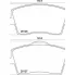 Колодки тормозные дисковые для автомобилей Geely Tugella (20-) передние PF 4127 TRIALLI