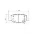 Колодки тормозные дисковые задние для автомобилей Geely Coolray (18-)/Belgee X50 (23-) PF 4130 TRIALLI