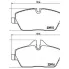 Колодки тормозные дисковые для автомобилей BMW 1 (E81/87) (04-)/Mini Cooper (06-) передние (с датчиком) PF 4137 TRIALLI