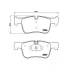 Колодки тормозные дисковые для автомобилей BMW 1 (F20/21) (11-) / 3 (F30/80) (11-) передние для тормозной системы Ate в комплекте с датчиком PF 4140 TRIALLI