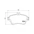 Колодки тормозные дисковые для автомобилей Mercedes A (W176) (12-)/B (W246) (13-) передние в комплекте с датчиком PF 4146 TRIALLI
