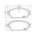 Колодки тормозные дисковые для автомобилей Mercedes C (W205) (14-) передние для тормозной системы TRW в комплекте с датчиком PF 4150 TRIALLI
