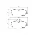 Колодки тормозные дисковые для автомобилей BMW 1 (E81/87) (04-) / Mini Cooper (06-) передние PF 4185 TRIALLI