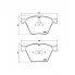 Колодки тормозные дисковые для автомобилей BMW 5 GT (F07) (09-)/7 (F01/02/03/04) (08-) 4.4i передние PF 4187 TRIALLI