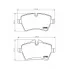 Колодки тормозные дисковые для автомобилей Mini Cooper S/D/SD (06-) / Countryman (10-) передние PF 4190 TRIALLI