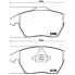 Колодки тормозные дисковые для автомобилей Peugeot 208 (12-) / 308 (07-) передние PF 4199 TRIALLI