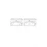 Колодки тормозные дисковые для автомобилей Ford Explorer (10-) передние 180x61 PF 4209 TRIALLI