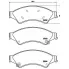 Колодки тормозные дисковые для автомобилей Ford Ranger (11-) передние PF 4210 TRIALLI