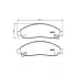 Колодки тормозные дисковые для автомобилей Great Wall Hover (05-) / Hover H5 (11-) / Isuzu D-Max (02-) передние PF 4236 TRIALLI