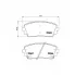 Колодки тормозные дисковые для автомобилей Kia Picanto (11-) передние PF 4247 TRIALLI