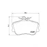 Колодки тормозные дисковые для автомобилей Mercedes C (W202) (93-) передние PF 4268 TRIALLI