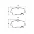 Колодки тормозные дисковые для автомобилей Mercedes C (W203) (00-) передние 131x70 для тормозной системы TRW PF 4272 TRIALLI