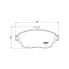 Колодки тормозные дисковые для автомобилей Mercedes GLA (13-) передние PF 4285 TRIALLI