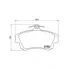Колодки тормозные дисковые для автомобилей Volvo S40 (95-) / V40 (95-) передние 130x80 PF 4298 TRIALLI