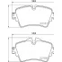 Колодки тормозные дисковые для автомобилей Mini Cooper S/SD (13-) / Clubman (14-) передние в комплекте с датчиком износа PF 4305 TRIALLI