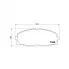 Колодки тормозные дисковые для автомобилей Toyota Hiace (82-)/Hiace (87-) передние PF 4339 TRIALLI
