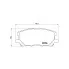 Колодки тормозные дисковые для автомобилей Lexus RX (03-) / Toyota Harrier (03-) передние PF 4346 TRIALLI