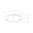 Колодки тормозные дисковые для автомобилей Kaiyi E5 (23-) / Chery Arrizo 7 (23-) передние PF 4411 TRIALLI