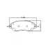 Колодки тормозные дисковые для автомобилей TANK 300 (21-) передние PF 4426 TRIALLI