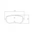 Колодки тормозные дисковые задние для автомобилей Hongqi H9 (22-) PF 4448 TRIALLI