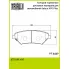 Колодки тормозные дисковые передние для автомобилей Jetour X90 Plus (21-) PF 4449 TRIALLI