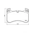 Колодки тормозные дисковые для автомобилей Land Rover Range Rover (20-) передние PF 4452 TRIALLI