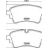 Колодки тормозные дисковые для автомобилей Audi A4 (B9) (17-)/A6 (18-) 129x59 задние PF 4475 TRIALLI