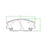 Колодки тормозные дисковые для автомобилей Kia Soul III (19-) передние PF 4703 TRIALLI