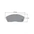 Колодки тормозные дисковые передние для автомобилей Sollers Atlant (22-) / JAC Sunray (10-) PF 977 TRIALLI