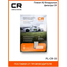 Плакат А2 Воздушные фильтры CR PL-CR-33 Carville Racing