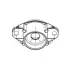 Опора амортизатора для автомобиля Citroen C4 (09-)/Peugeot 307 (00-) (задняя) SA 2057 TRIALLI