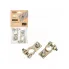 Клеммы АКБ в комплекте латунь, винт и гайка 8мм SBT 003 StartVolt