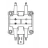 Катушка зажигания для автомобилей ГАЗ Volga Siber (08-)/Dodge Caravan (00-) 2.4i SC 0350 StartVolt
