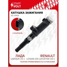 Катушка зажигания для автомобилей Dacia, Lada, Nissan, Renault, Opel STARTVOLT SC 0902