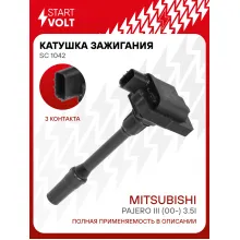 Катушка зажигания для автомобилей Mitsubishi Pajero III (00-) 3.5i SC 1042 StartVolt