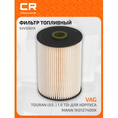 Топливный фильтр для автомобилей Audi, Seat, Skoda, VW CARVILLE RACING SVV9361X