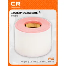 Фильтр воздушный для автомобилей VAG A6 (13-) 1.8 TFSI/2.0 TFSI/2.0 TDI TR15010 Carville Racing