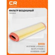 Фильтр воздушный для автомобилей ALPINA, BMW / Альпина, БМВ, фильтр-патрон CARVILLE RACING TR151431